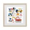 Stupell Industries Work Zone Construction Essentials Framed Print Under Glass, design by Creative Studio